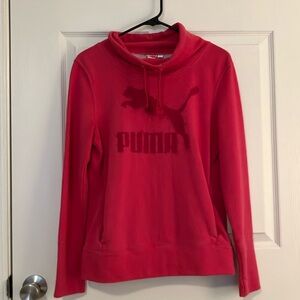 Puma cowl neck hoodie with pocket